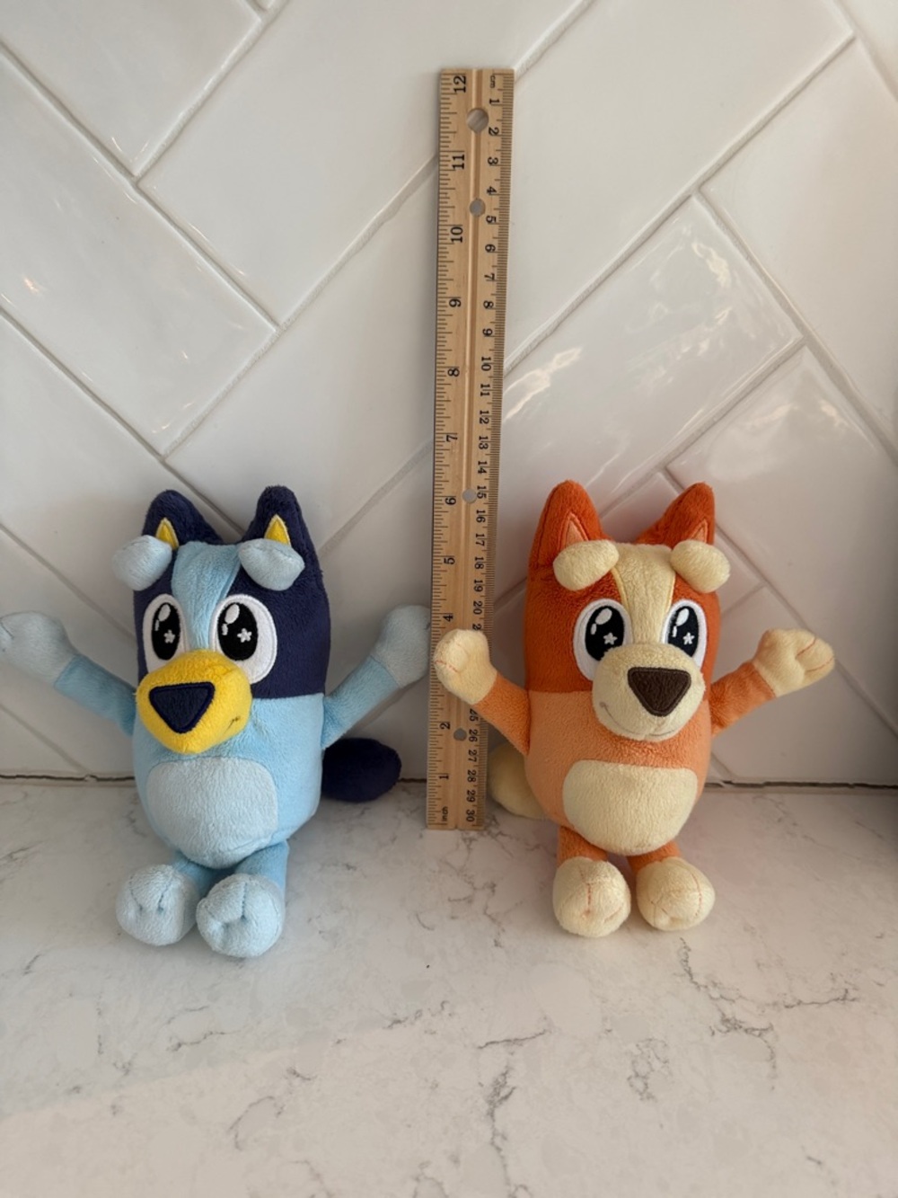 Set of Mini Bluey and Bingo Plush Toys